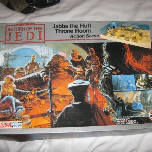 SW, Jabba Throne, Airfix Kit, Boxed.JPG