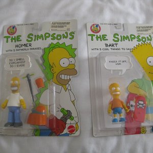 Simpsons 1, Mattel 1990, FULL SET of 7 figures + Boob Tube, MIP.JPG