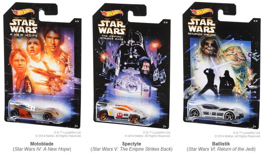 Star wars hot wheels cars online